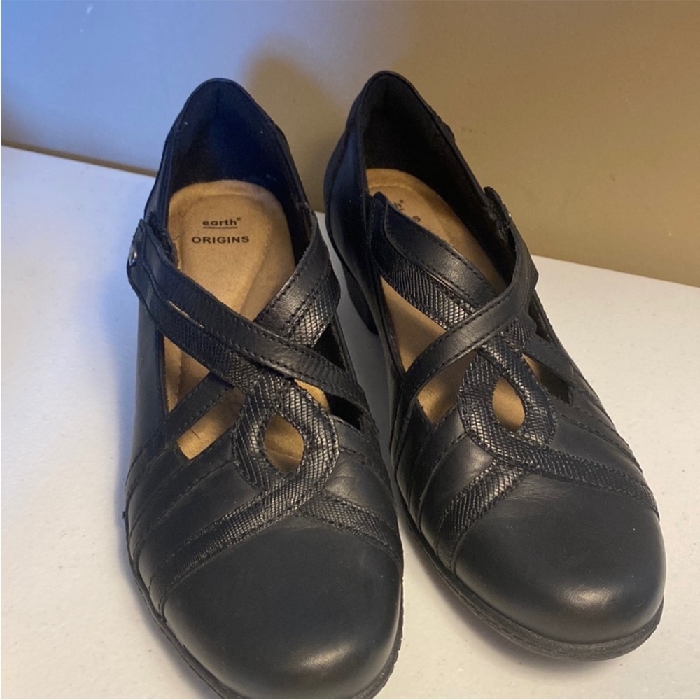Earth Origins black leather Marietta Macex